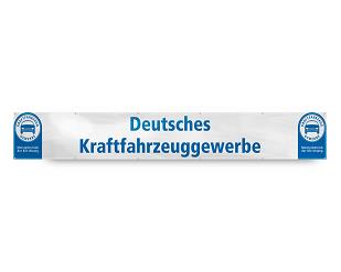 Spannbanner „Deutsches Kraftfahrzeuggewerbe“ 500&nbsp;x&nbsp;80&nbsp;cm