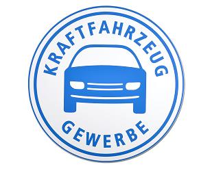 Aufkleber „Kraftfahrzeuggewerbe“ Ø&nbsp;30&nbsp;cm