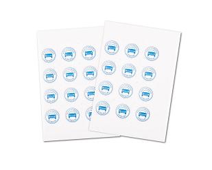 Briefaufkleber „Kraftfahrzeuggewerbe“ Ø&nbsp;2,5&nbsp;cm (120 Stück)