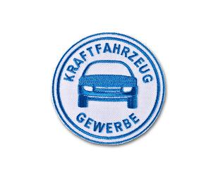 Aufnäher „Kraftfahrzeuggewerbe“
