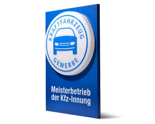 Wandschild „Meisterschild" 3D unbeleuchtet