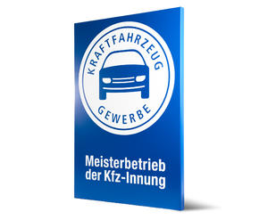 Wandschild „Meisterschild" 2D