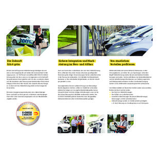 Miniaturansicht 3: Flyer „E-Mobilität und Ladeinfrastruktur" für Mitglieder