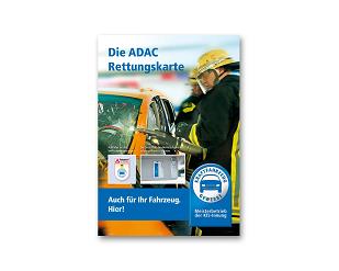 Plakat „Die ADAC-Rettungskarte“