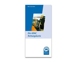 Flyer „Die ADAC-Rettungskarte“