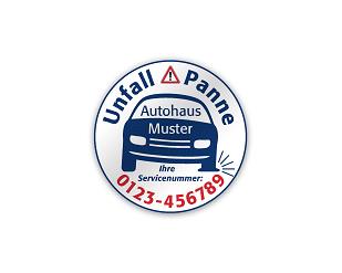 Aufkleber „Unfall/Panne“