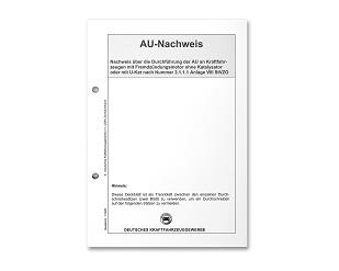 Block „AU-Nachweis“