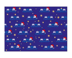 Geschenkpapier-Bogen „Weihnachten“