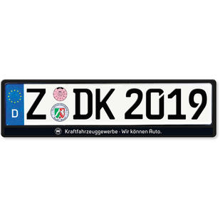 Kennzeichenverstärker „Kfz-Gewerbe"