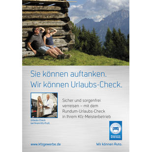 Plakat „Sie können auftanken.