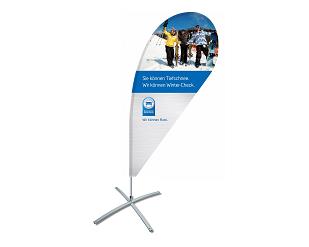 Beachflag „Sie können Tiefschnee.“