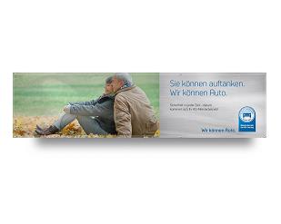 Spannbanner „Sie können auftanken.“