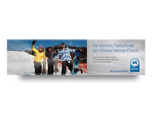 Spannbanner „Sie können Tiefschnee.“