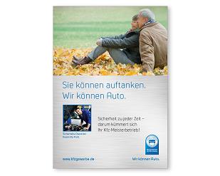 Plakat „Sie können auftanken.“