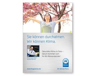 Plakat „Sie können durchatmen.“