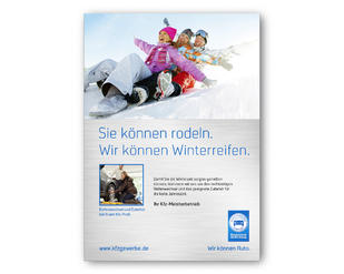 Anzeige „Sie können rodeln.“ zum Downloaden