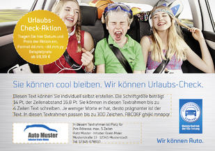 Anzeige „Sie können cool bleiben.