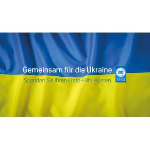 Plakat „Gemeinsam für die Ukraine.“